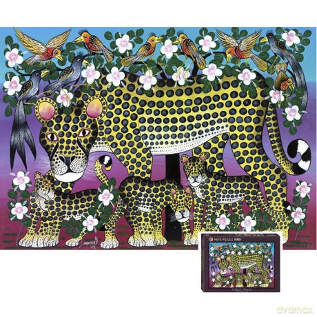 HEYE 1000 EL. Tinga Tinga Wildcat Family [PUZZLE]