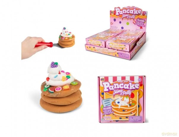 Zrób własne naleśniki z masy slime i putty