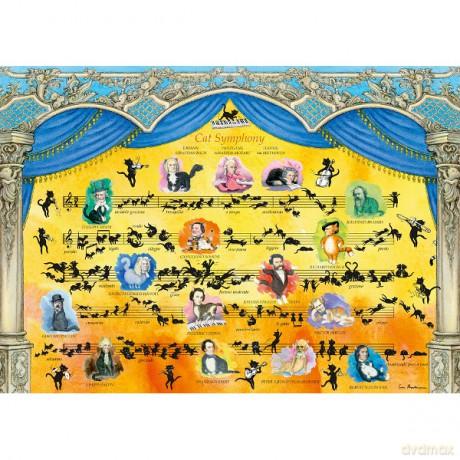 HEYE 2000 EL. Cat Symphony Hartmann [PUZZLE]