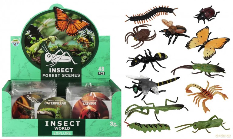 ZwierzĘta Insekty 8 cm Mix Mega Creative 572098
