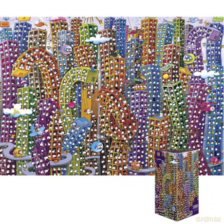HEYE 2000 EL. Zakręcone miasto [PUZZLE]
