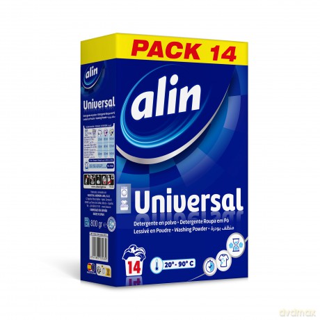 ALIN Universal Proszek do prania uniwersalny (14 prań) Hiszpański 0,8 kg