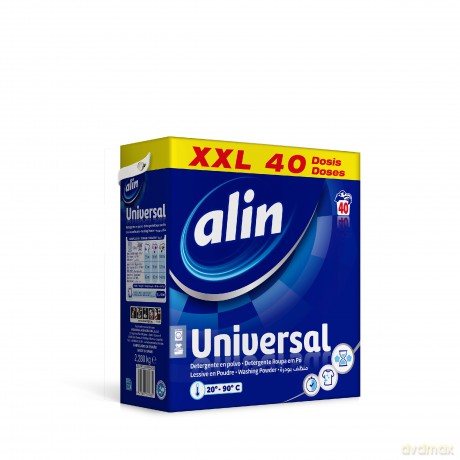ALIN Universal Proszek do prania uniwersalny (40 prań) Hiszpański 2,28 kg