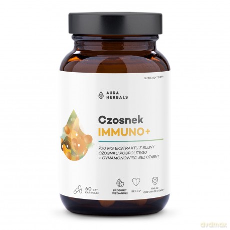 AURA Czosnek Immuno+ kapsułki 60szt