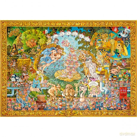 HEYE 4000 EL. The Pig in Art Ryba [PUZZLE]