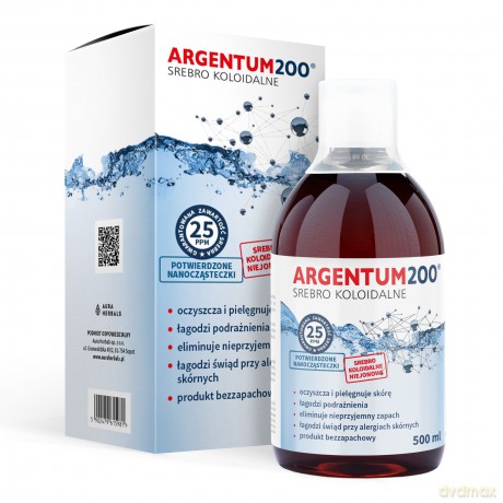 AURA HERBALS Srebro Koloidalne 25 ppm tonik 500 ml