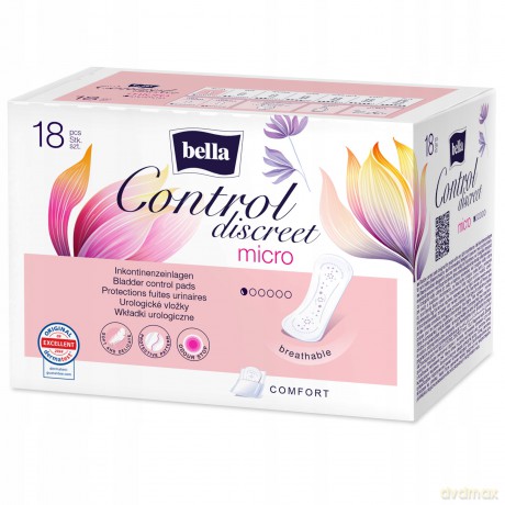 BELLA Control Discreet Micro Wkładki urologiczne 1 op. - 18 szt.