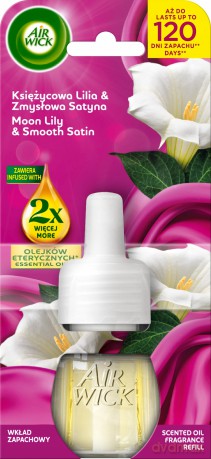 BENC AIR WICK ELEKTRIC ZAPAS 19ml LILIA & SATYNA