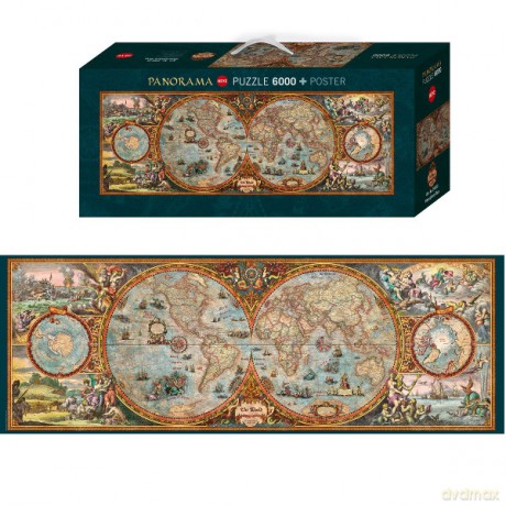 HEYE 6000 EL. Hemisphere Map [PUZZLE]