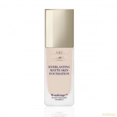 CLARESA Care All Day Everlasting Matte Skin Foundation Podkład matująco-wygładzający 02 Light Beige 32 ml