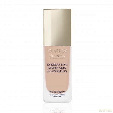 CLARESA Care All Day Everlasting Matte Skin Foundation Podkład matująco-wygładzający 06 Natural Tan 32 ml