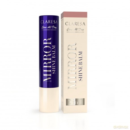 CLARESA Care All Day Mirror Shine Balm Błyszczyk w sztyfcie 2w1 Tea Time 3 g