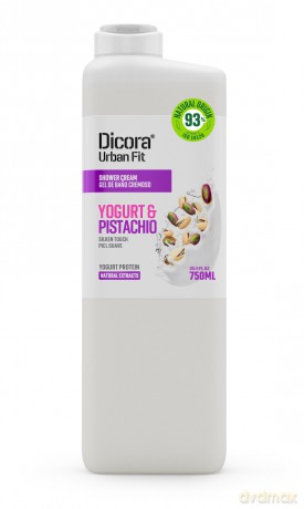 DICORA Urban Fit Kremowy żel pod prysznic Jogurt i Pistacje 750 ml