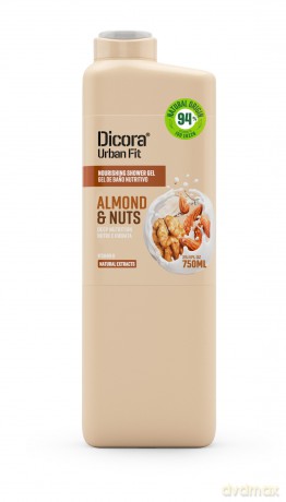 DICORA Żel pod prysznic Migdały i Orzechy włoskie 750 ml