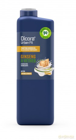 DICORA Żel pod prysznic Wetyweria i Żeń-szeń 750 ml