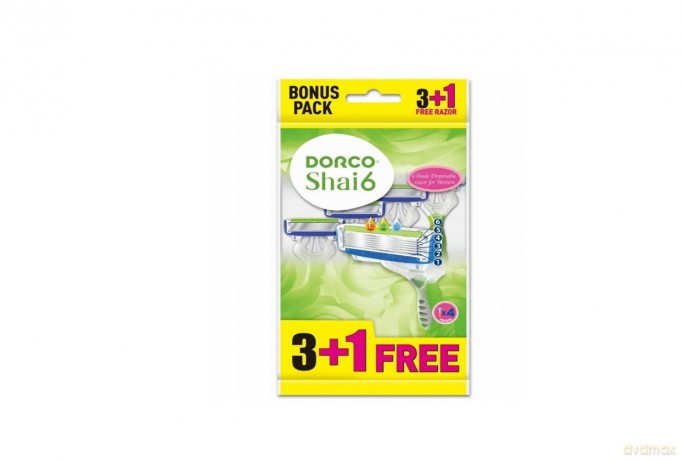 DORCO Shai 6 Maszynka do golenia jednorazowa damska 6 ostrzy 1 op. - 4 szt.