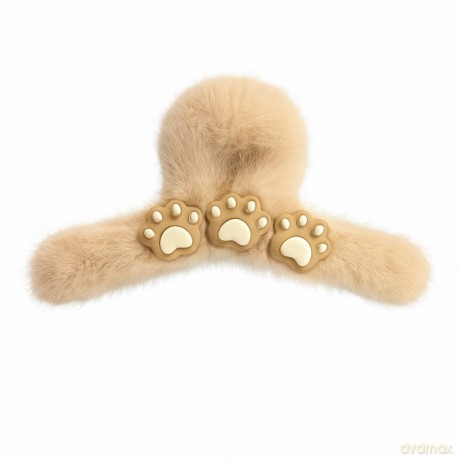 ECARLA Spinka klamra do włosów XL puchata 13 cm SP255