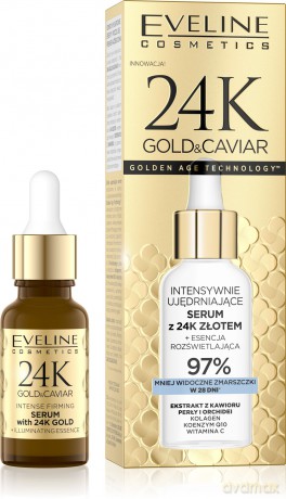 EVELINE 24K Gold&Caviar Serum ujędrniające 18ml