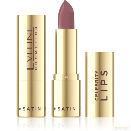 EVELINE Celebrity Lips Kremowa pomadka o satynowym wykończeniu nr 601
