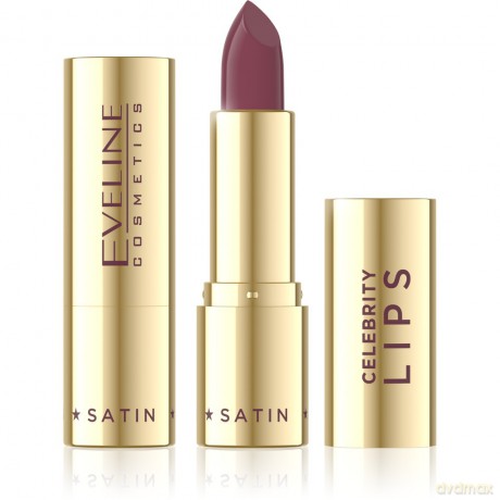 EVELINE Celebrity Lips Kremowa pomadka o satynowym wykończeniu nr 602