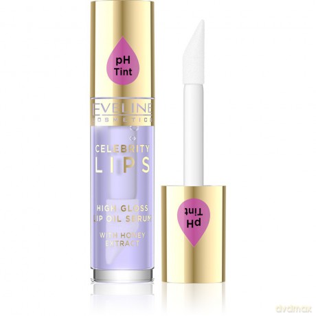 EVELINE Celebrity Lips Olejek - serum do ust 03 Violet 5 ml