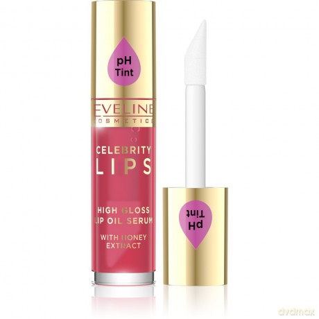 EVELINE Celebrity Lips Olejek - serum do ust 04 Red 5 ml