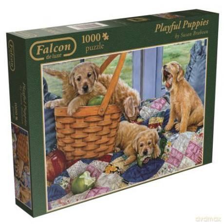 JUMBO 1000 EL. Figlarny szczenięta [PUZZLE]