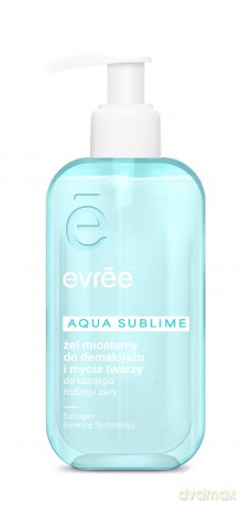 EVREE Aqua Sublime Żel micelarny do demakijażu i mycia twarzy 200 ml