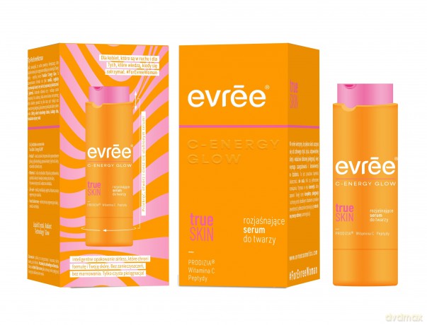 EVREE C-Energy Glow Rozjaśniające serum do twarzy True Skin 25 ml