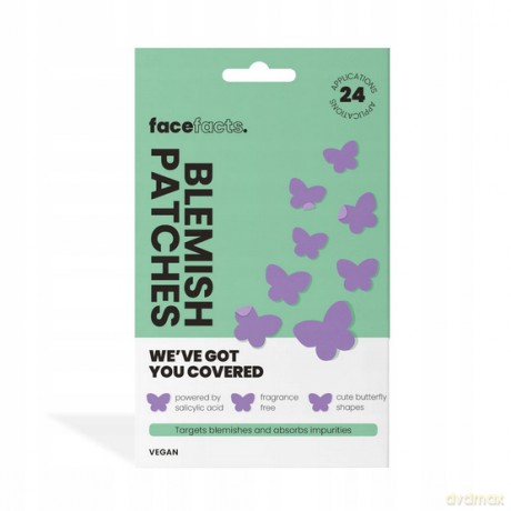 FACE FACTS Blemish Patches Plastry na wypryski - Butterflies - 1 op. - 24 szt.