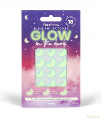 FACE FACTS Blemish Patches Plastry na wypryski - Glow in the Dark Mo - 1 op. - 24 szt.