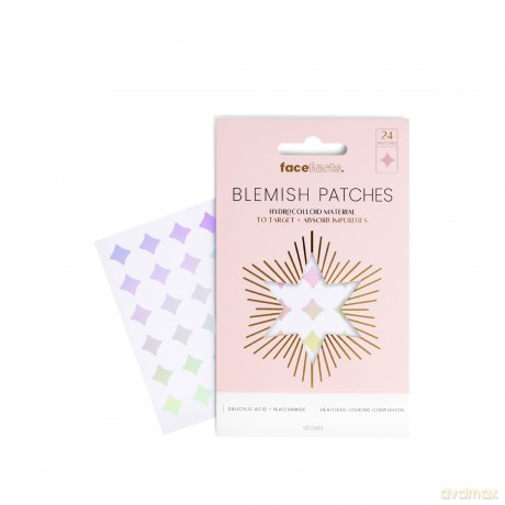 FACE FACTS Blemish Patches Plastry na wypryski - Holograficzne Diamenty 1 op. - 24 szt.