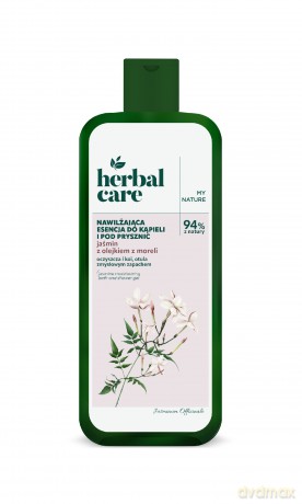 FARMONA Herbal Care Nawilżająca esencja do kąpieli i pod prysznic - Jaśmin z olejkiem z moreli 400 ml