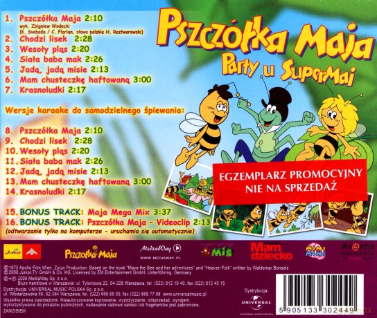 Pszczółka Maja - Party U Supermai [CD]