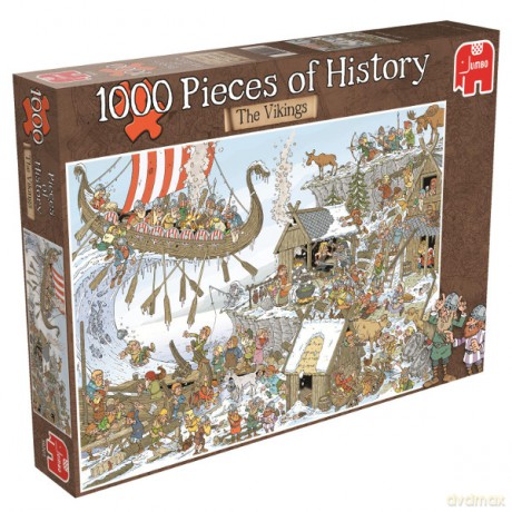 JUMBO 1000 EL. Kawałki historii Wikingów [PUZZLE]