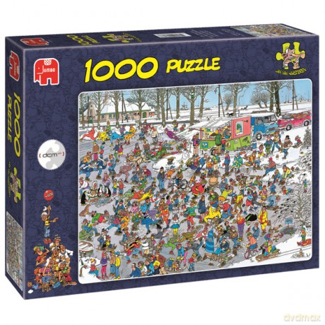 JUMBO 1000 EL. Na cienkim Lodzie [PUZZLE]