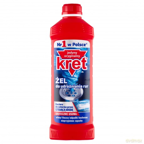 GLOBAL KRET DO RUR ŻEL CZERWONY 500g