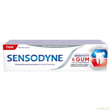 GSK SENSODYNE Pasta NADWRAŻLIWOŚĆ SENS&GUM WHITE&