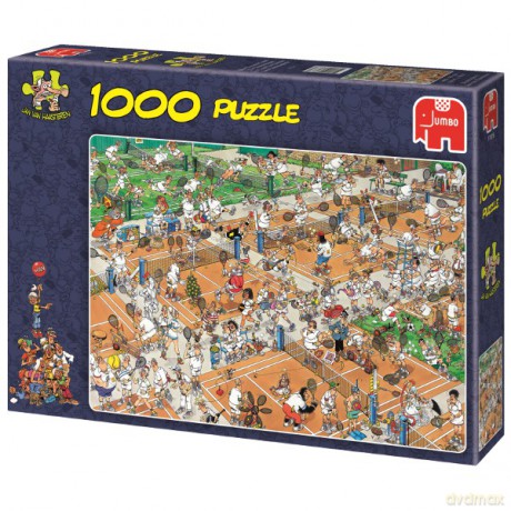 JUMBO 1000 EL. Na Kortach Tenisowych [PUZZLE]
