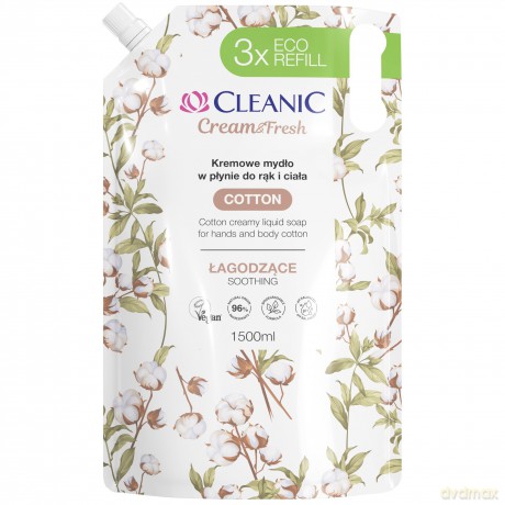 HARPER CLEANIC Mydło do rąk i ciała Cotton 1500ml