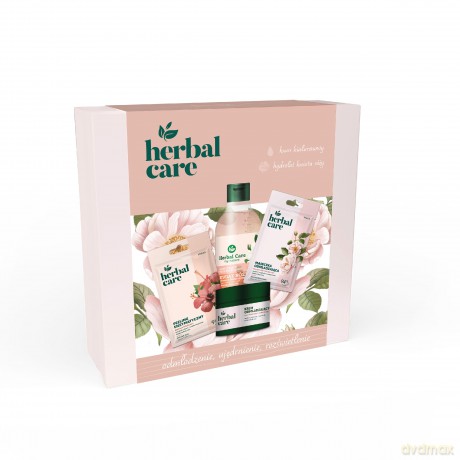 HERBAL CARE Zestaw prezentowy Dzika roża (Krem do twarzy 50ml +Płyn micelarny 400ml +Maseczka 7g+Peeling 7g)