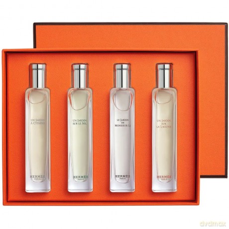 HERMES Jardin Collection Zestaw prezentowy unisex (Woda toaletowa 15ml x 4 sztuki)