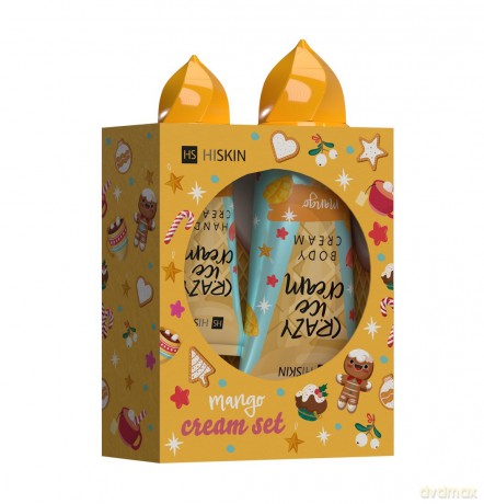 HISKIN Zestaw prezentowy Krem do rąk + Balsam do ciała - Mango