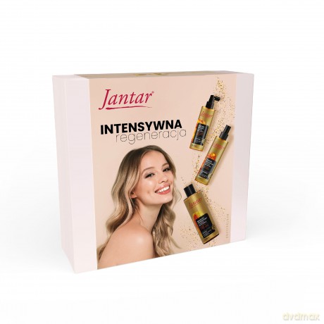 JANTAR Zestaw prezentowy Regeneracja włosów (Szampon 300ml + Odżywka 100ml + Mgiełka 200ml)