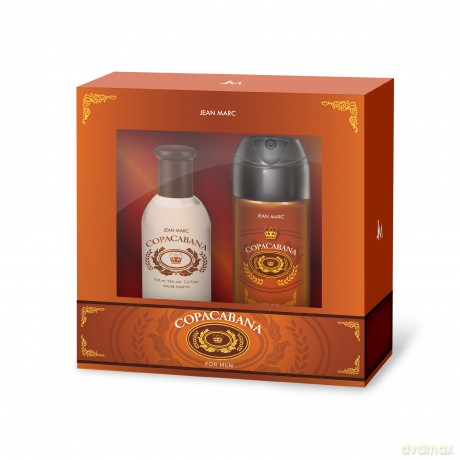 JEAN MARC Zestaw prezentowy męski Copacabana (woda toaletowa 100ml + dezodorant w sprayu 150ml)