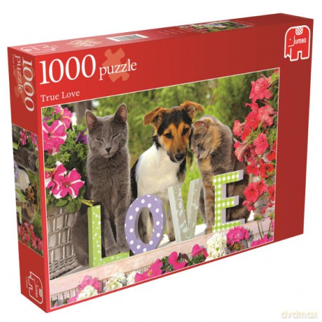 JUMBO 1000 EL. Prawdziwa miłość [PUZZLE]