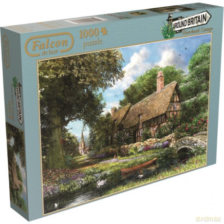 JUMBO 1000 EL. Riverbank Domek [PUZZLE]