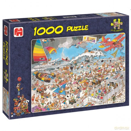 JUMBO 1000 EL. Rozgardiasz na plaży [PUZZLE]