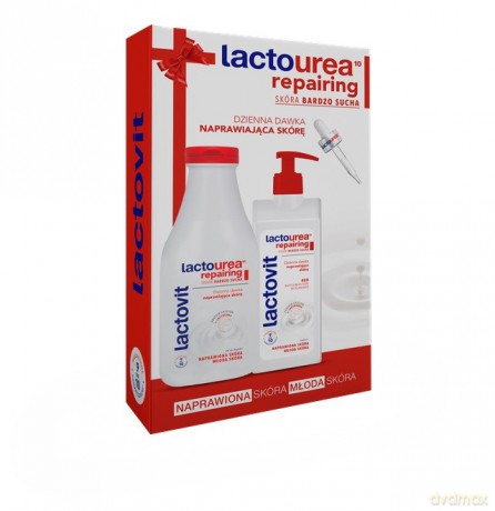 LACTOVIT Lactourea Zestaw żel do ciała + balsam do ciała