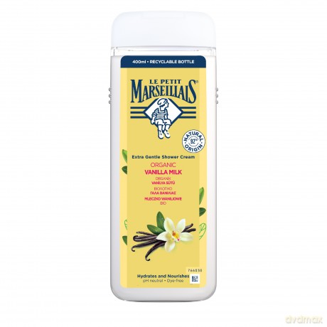 LE PETIT MARSELLAIS Żel pod prysznic Mleczko Waniliowe 400 ml